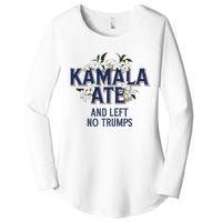 Kamala Ate And Left No Trumps Madam President Winner Women's Perfect Tri Tunic Long Sleeve Shirt