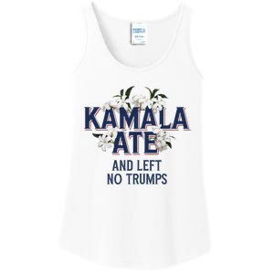 Kamala Ate And Left No Trumps Madam President Winner Ladies Essential Tank