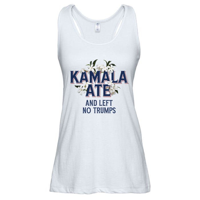 Kamala Ate And Left No Trumps Madam President Winner Ladies Essential Flowy Tank