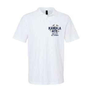 Kamala Ate And Left No Trumps Madam President Winner Softstyle Adult Sport Polo