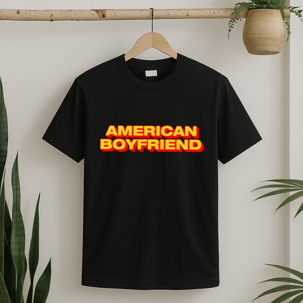 Kevin Abstract American Boyfriend T-Shirt