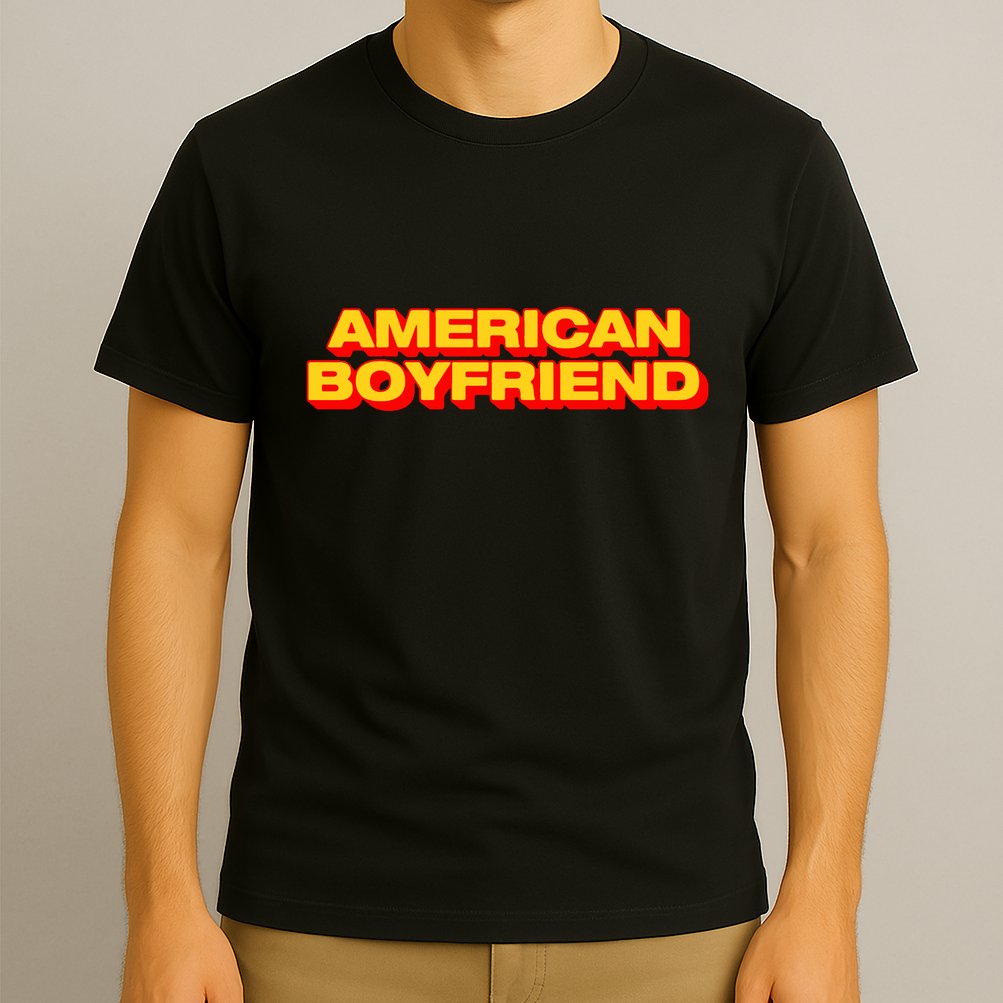 Kevin Abstract American Boyfriend T-Shirt