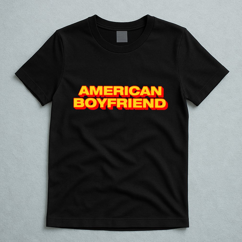 Kevin Abstract American Boyfriend T-Shirt