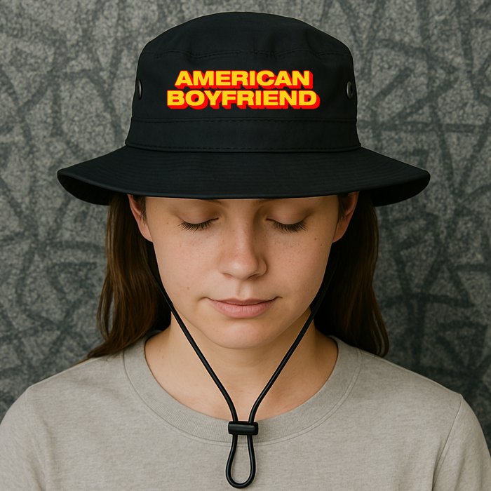Kevin Abstract American Boyfriend Bucket Hat