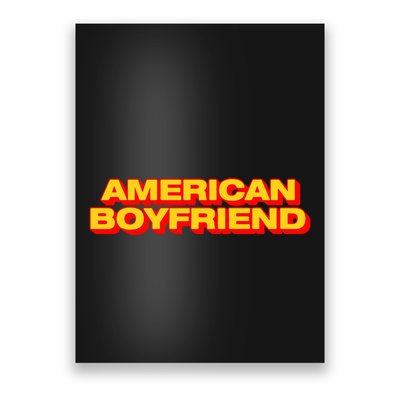 Kevin Abstract American Boyfriend Poster