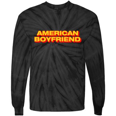 Kevin Abstract American Boyfriend Tie-Dye Long Sleeve Shirt