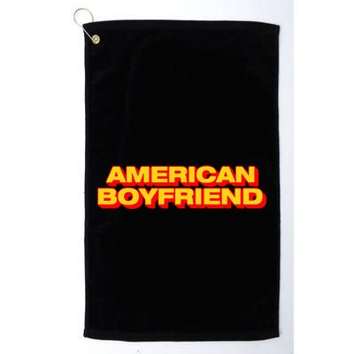 Kevin Abstract American Boyfriend Golf Towel