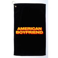 Kevin Abstract American Boyfriend Golf Towel