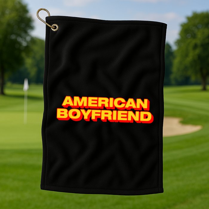 Kevin Abstract American Boyfriend Golf Towel