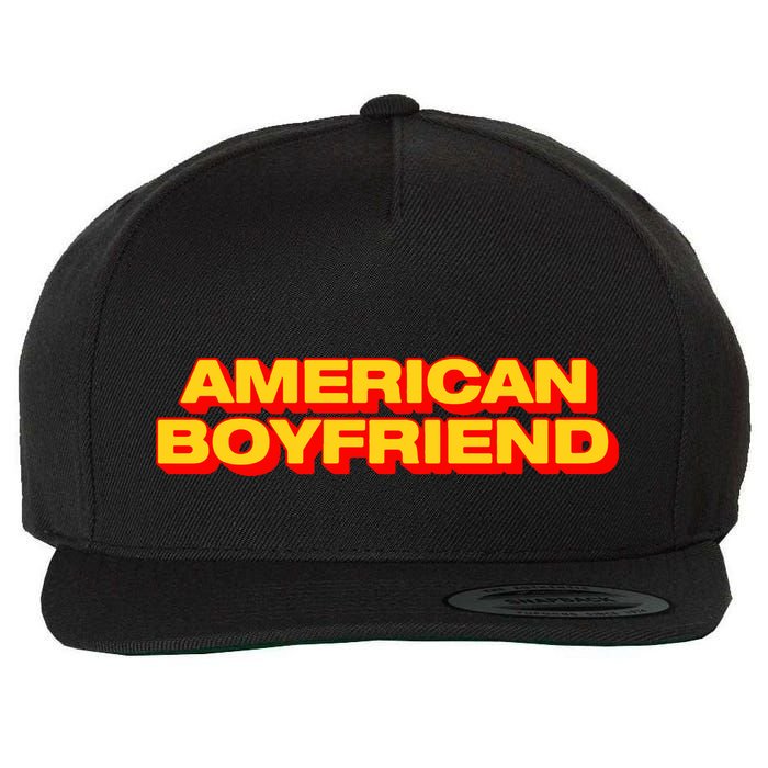 Kevin Abstract American Boyfriend Wool Snapback Cap