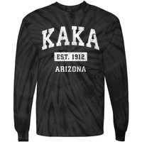 Kaka Arizona Az Vintage Sports Established Tie-Dye Long Sleeve Shirt