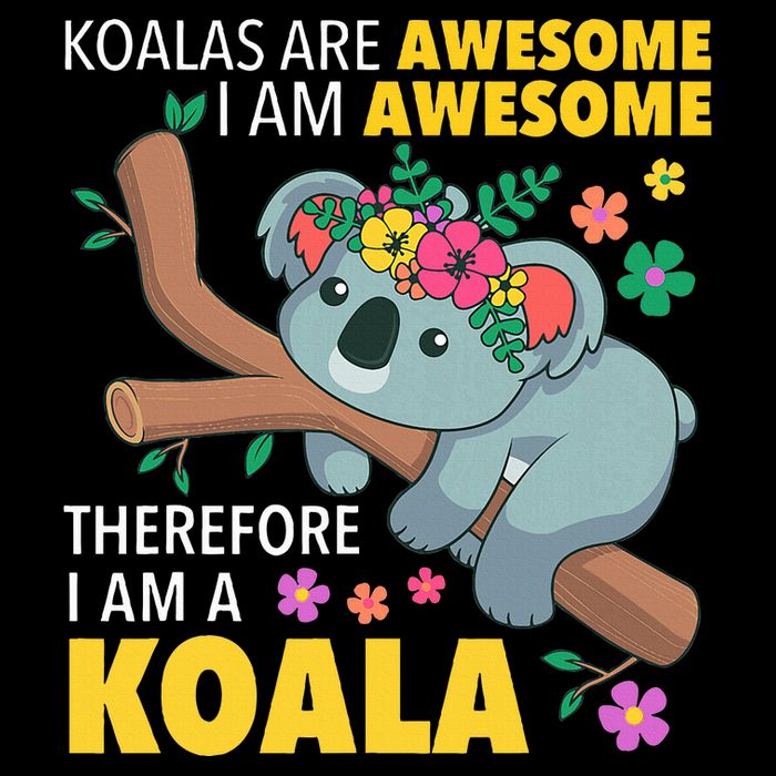 Koalas Are Awesome Funny Koala Bear Enthusiast Humor Outfit Womens Tank Top