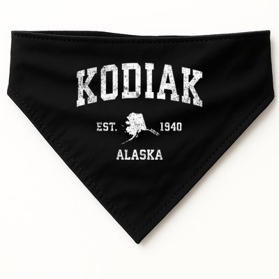 Kodiak Alaska Ak Vintage Sports USA-Made Doggie Bandana