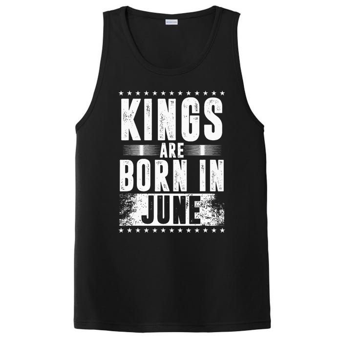 Kings Are Born In June Month Zodiac Sign Cancer Gemini Gift PosiCharge Competitor Tank