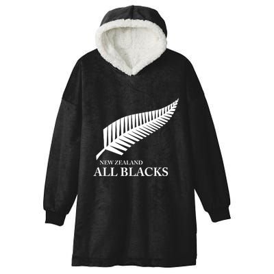 Kiwi All Blacks New Zealand Hooded Wearable Blanket