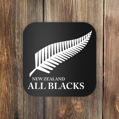 Kiwi All Blacks New Zealand Coaster