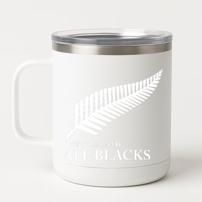 Kiwi All Blacks New Zealand 12 oz Stainless Steel Tumbler Cup