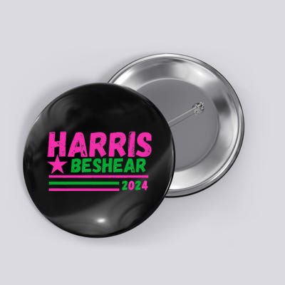 Kamala Andy Beshear 2024 Retro Strip Star Harris Green Button