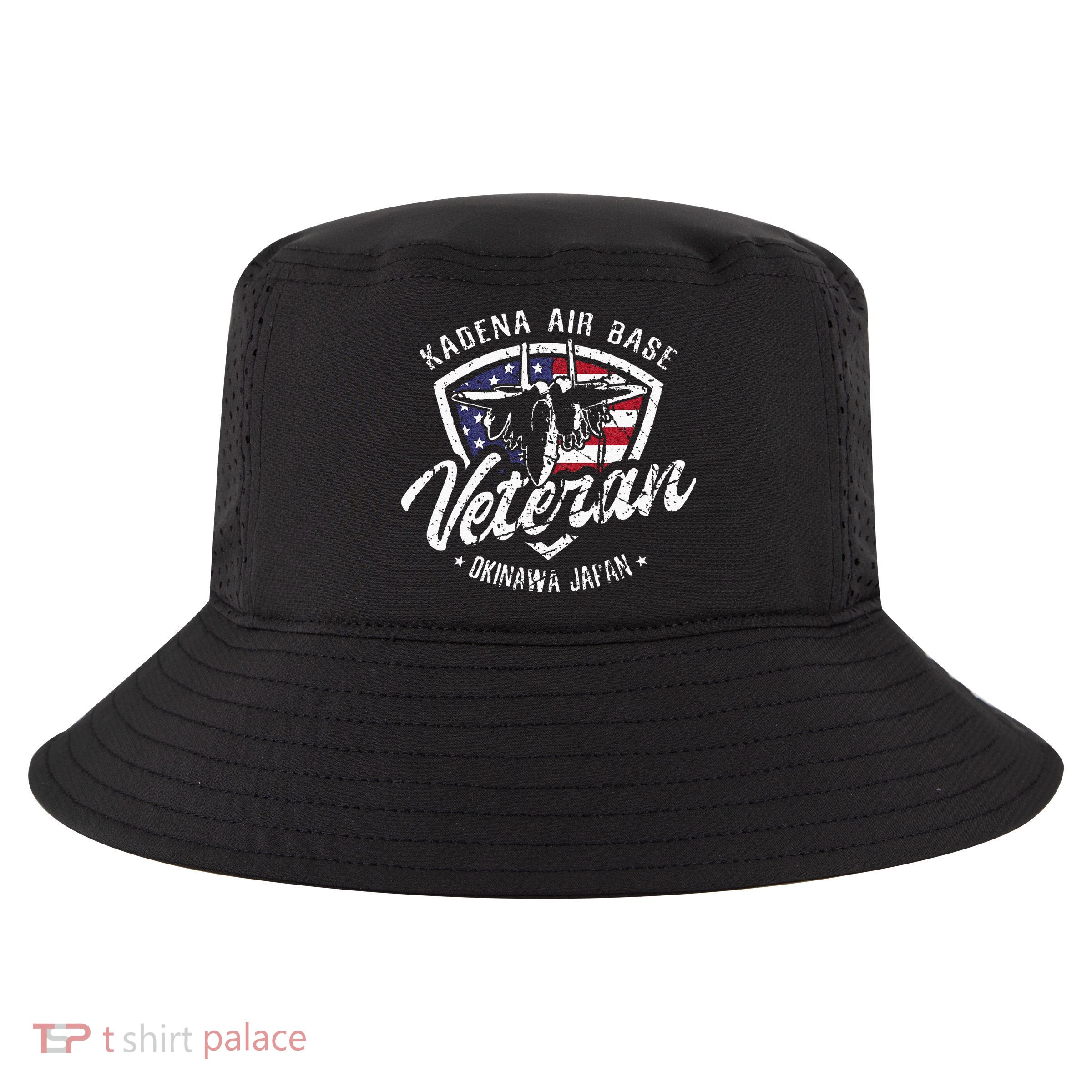 Kadena Air Base Veteran USAF Okinawa Japan Cool Comfort Performance Bucket Hat
