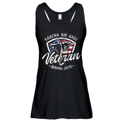 Kadena Air Base Veteran USAF Okinawa Japan Ladies Essential Flowy Tank