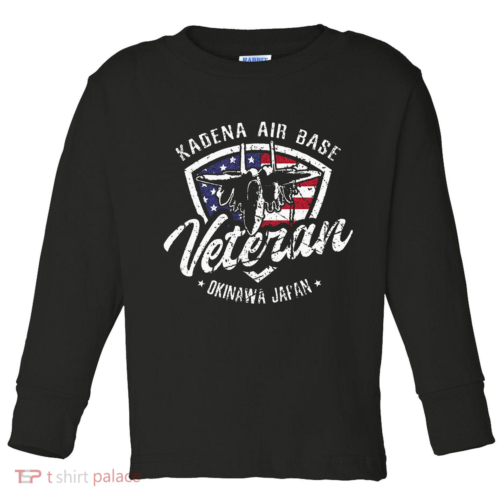 Kadena Air Base Veteran USAF Okinawa Japan Toddler Long Sleeve Shirt
