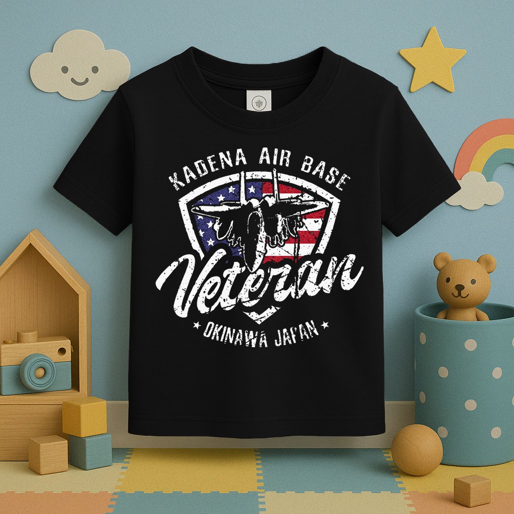 Kadena Air Base Veteran USAF Okinawa Japan Toddler T-Shirt