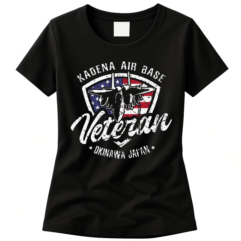 Kadena Air Base Veteran USAF Okinawa Japan Womens T-Shirt