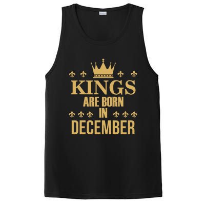 Kings Are Born In December Birthday PosiCharge Competitor Tank