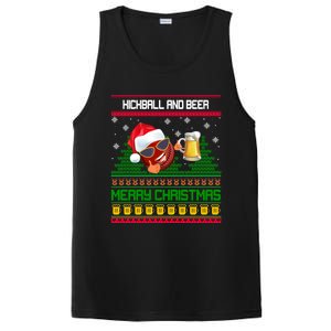 Kickball And Beer Lover Merry Christmas Ugly Xmas Gift PosiCharge Competitor Tank