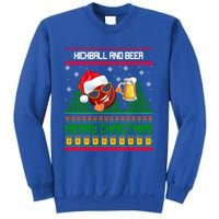 Kickball And Beer Lover Merry Christmas Ugly Xmas Gift Sweatshirt