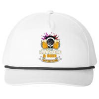 Karaoke And Beer That's Why I'm Here Karaoke Singer Karaoke Snapback Five-Panel Rope Hat