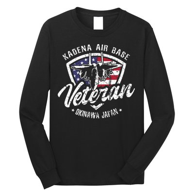 Kadena Air Base Veteran USAF Okinawa Japan Long Sleeve Shirt