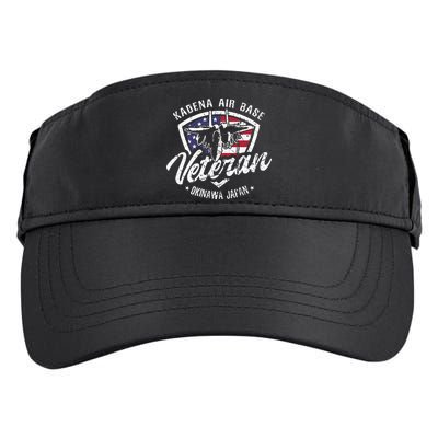 Kadena Air Base Veteran USAF Okinawa Japan Adult Drive Performance Visor