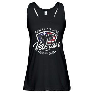 Kadena Air Base Veteran USAF Okinawa Japan Ladies Essential Flowy Tank