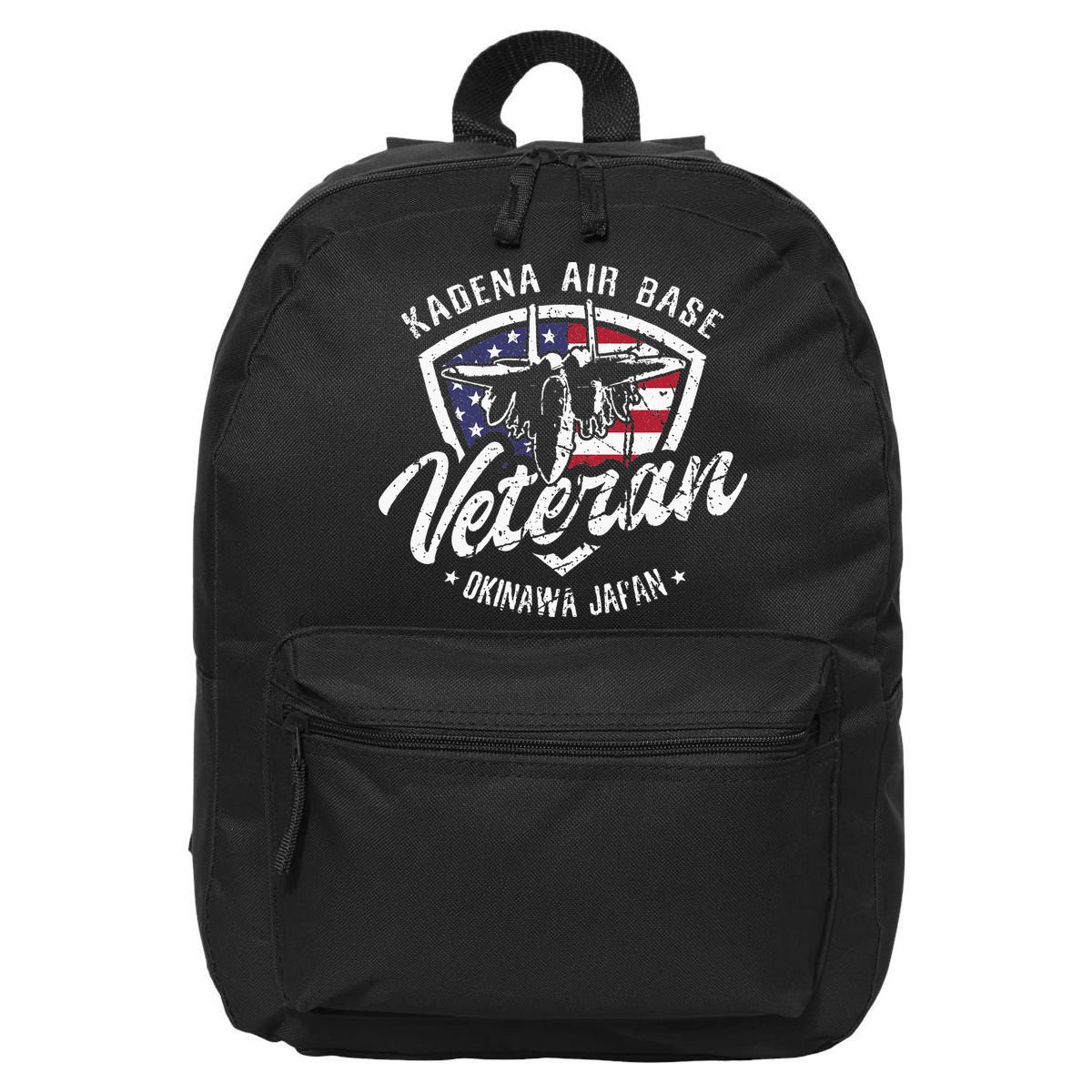 Kadena Air Base Veteran USAF Okinawa Japan 16 in Basic Backpack