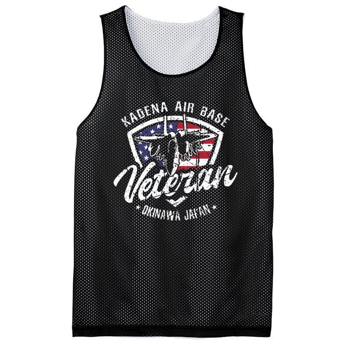 Kadena Air Base Veteran USAF Okinawa Japan Mesh Reversible Basketball Jersey Tank