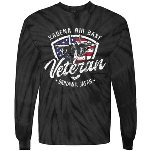 Kadena Air Base Veteran USAF Okinawa Japan Tie-Dye Long Sleeve Shirt