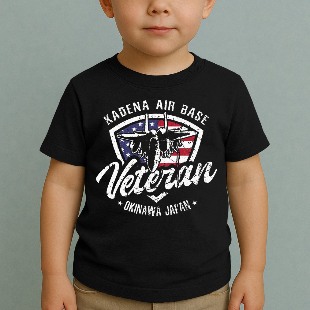 Kadena Air Base Veteran USAF Okinawa Japan Toddler T-Shirt