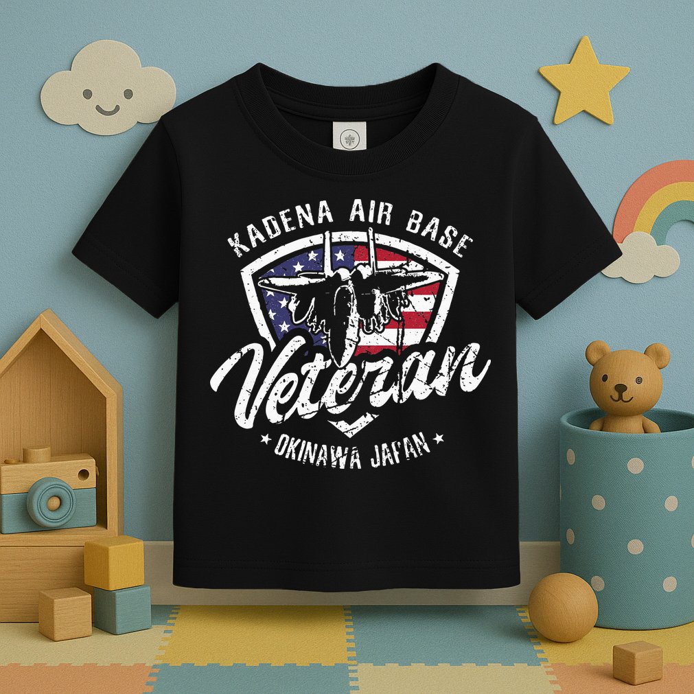 Kadena Air Base Veteran USAF Okinawa Japan Toddler T-Shirt