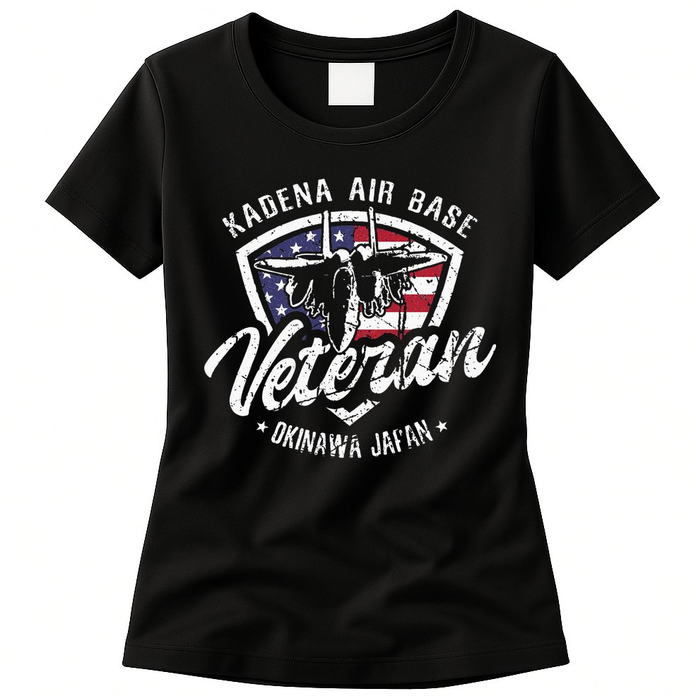 Kadena Air Base Veteran USAF Okinawa Japan Womens T-Shirt