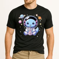 Kawaii Axolotl Bubble Tea Boba Tea Astronaut Space Axolotl Cooling Performance Crew T-Shirt