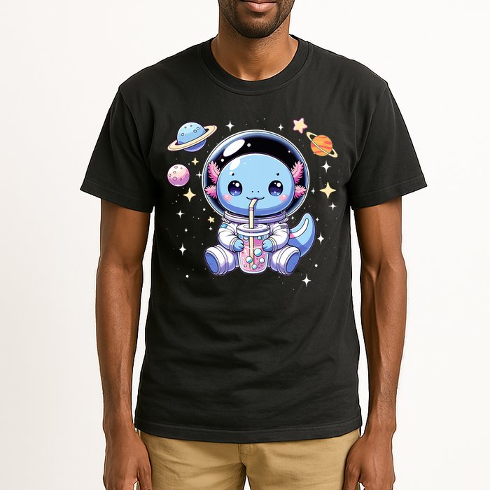Kawaii Axolotl Bubble Tea Boba Tea Astronaut Space Axolotl Tall T-Shirt