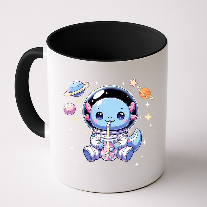 Kawaii Axolotl Bubble Tea Boba Tea Astronaut Space Axolotl Mug