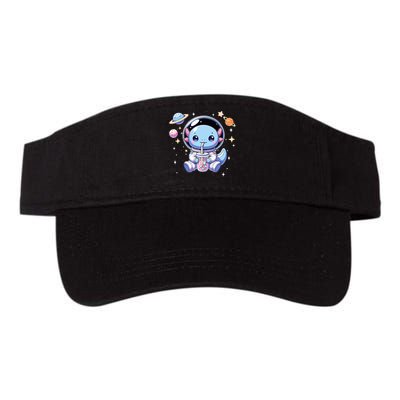 Kawaii Axolotl Bubble Tea Boba Tea Astronaut Space Axolotl Visor