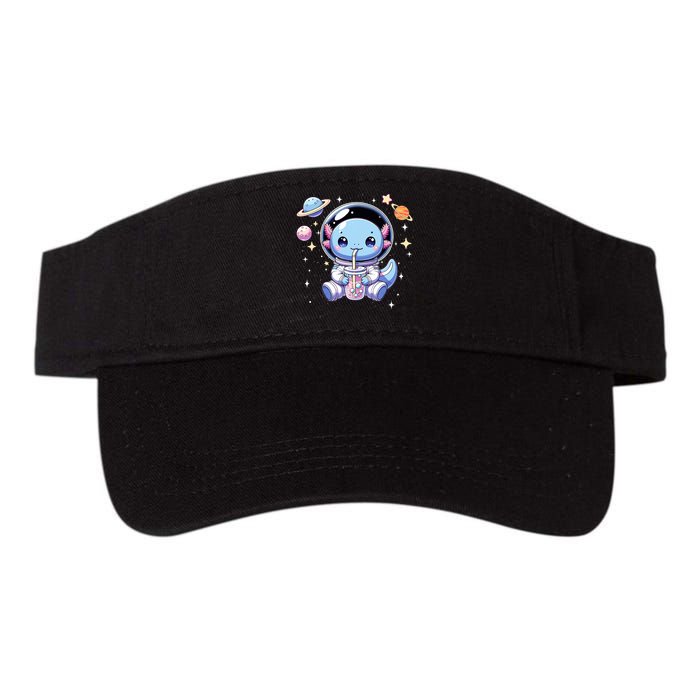 Kawaii Axolotl Bubble Tea Boba Tea Astronaut Space Axolotl Visor