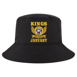 Kings Are Born In January Birthday Gift Cool Comfort Performance Bucket Hat