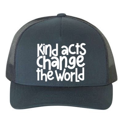 Kind Acts Change The World Anti Bullying Orange Unity Day Gift Yupoong Adult 5-Panel Trucker Hat