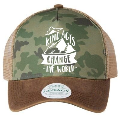 Kind Acts Change The World Anti Bullying Week Unity Day Gift Legacy Tie Dye Trucker Hat