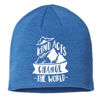 Kind Acts Change The World Anti Bullying Week Unity Day Gift Sustainable Beanie