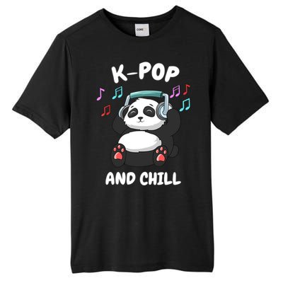 KPop And Chill Korean Panda Korea Music KDrama Tall Fusion ChromaSoft Performance T-Shirt